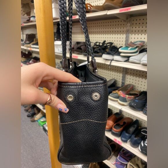 Brighton Black Leather Bag - Picture 4 of 5